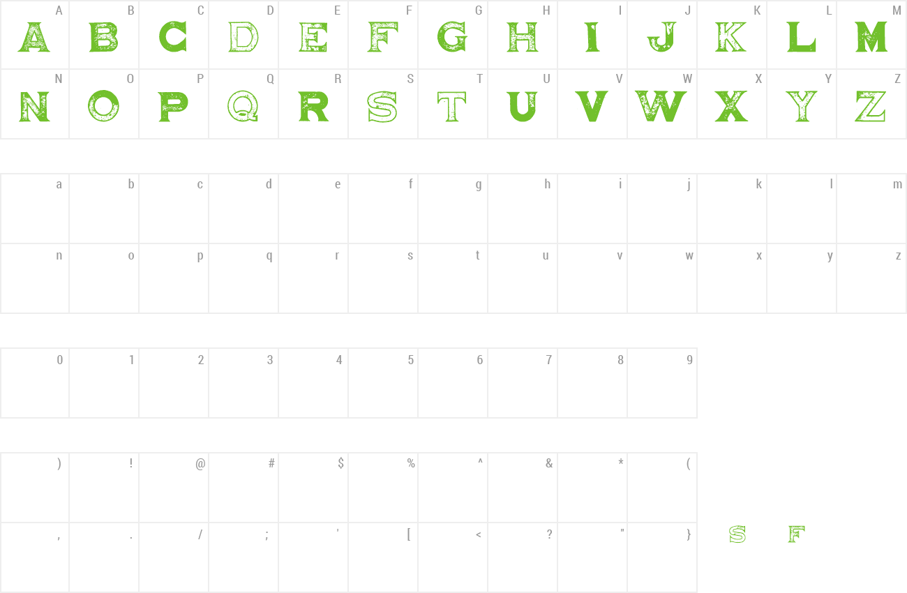 Font Brighton Pier preview